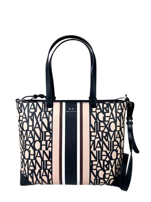 ARMANI EXCHANGE A|X ALL OVER Borsa a mano con tracolla sunrise/black - Borse Donna