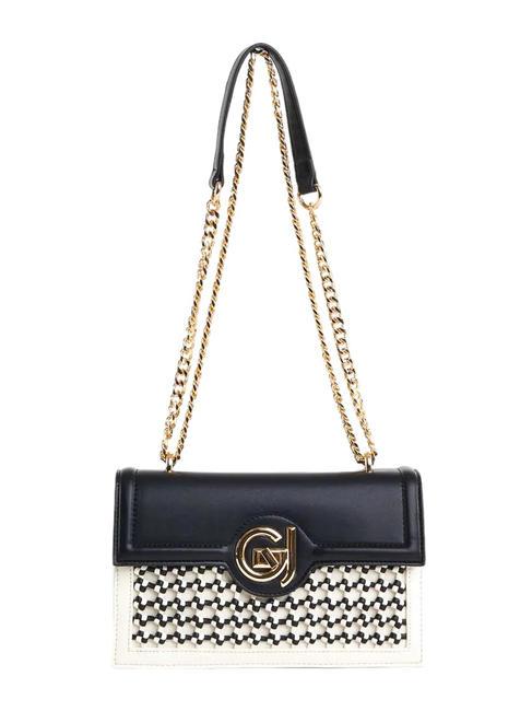 GAUDÌ BROOKE Borsa convertible tracolla catena black/milk - Borse Donna