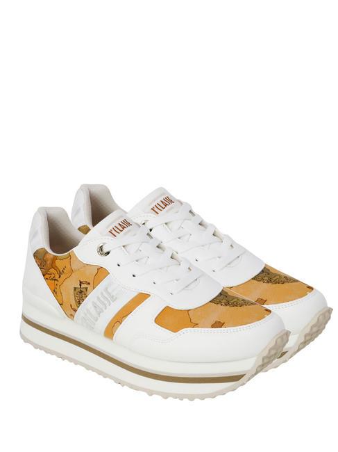 ALVIERO MARTINI PRIMA CLASSE WENDY Sneakers Bianco/Geo Beige - Scarpe Donna