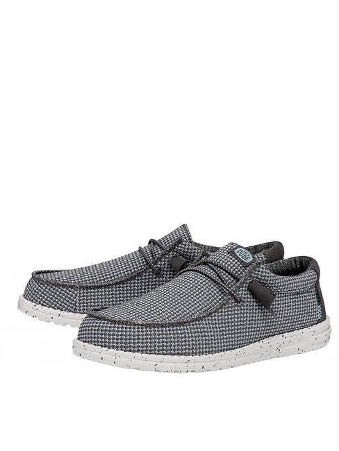 HEY DUDE WALLY SPORT MESH Mocassini easy-on grey - Scarpe Uomo