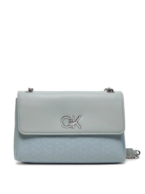 CALVIN KLEIN RE-LOCK Convertible Borsa a spalla / a tracolla pigeon - Borse Donna