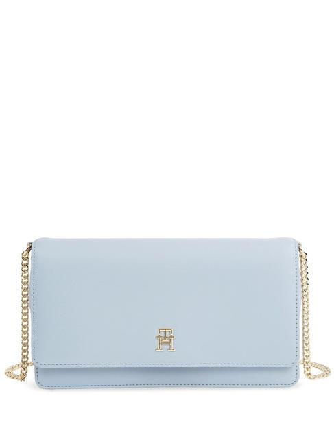 TOMMY HILFIGER TH REFINED Chain Borsetta a tracolla breezy blue - Borse Donna