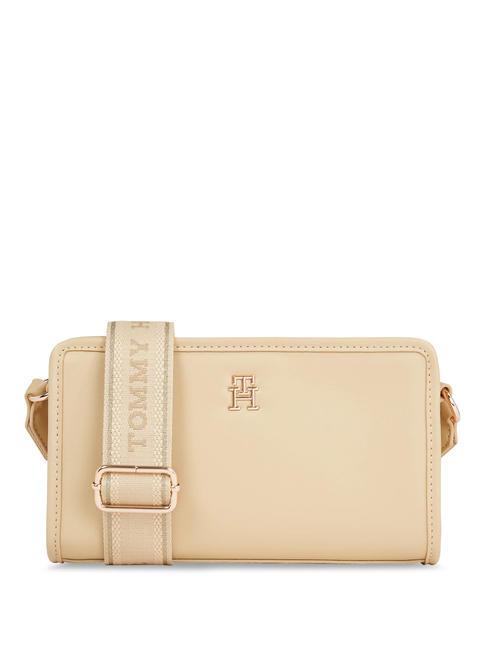 TOMMY HILFIGER TH MONOTYPE Mini Bag a tracolla harvest wheat - Borse Donna