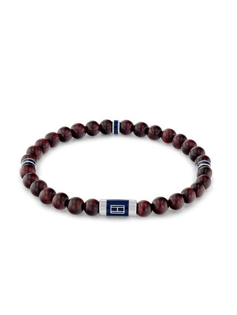 TOMMY HILFIGER WODE ROPE Braccialetto con perline brown - Bracciali Uomo