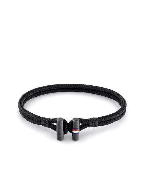 TOMMY HILFIGER NYLON Bracciale nero/blu - Bracciali Uomo