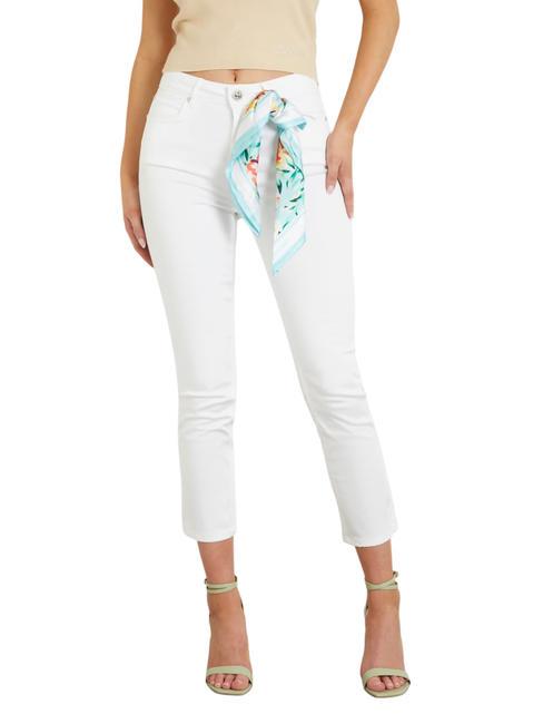 GUESS 1981 CAPRI Jeans skinny con foulard purwhite - Jeans Donna