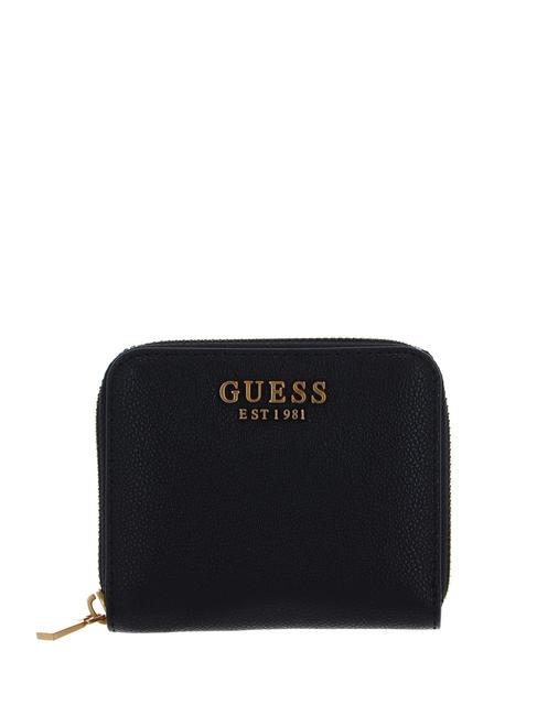 GUESS EMERA Portafoglio zip around piccolo NERO - Portafogli Donna