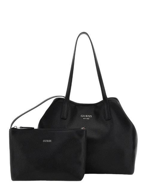 GUESS VIKKY LL  Borsa tote a spalla con pochette NERO - Borse Donna