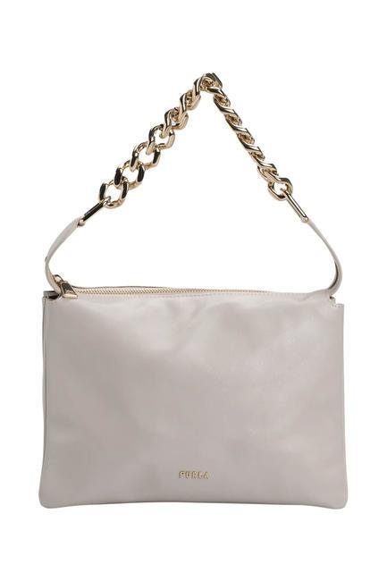 FURLA PIUMA Borsa in pelle manico catena perla - Borse Donna