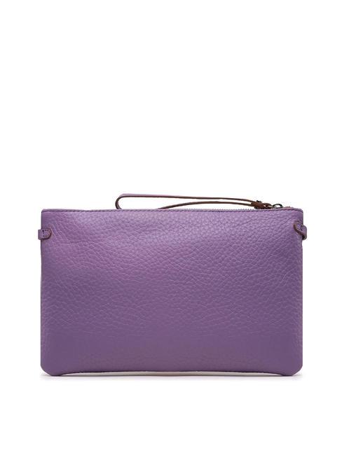 GIANNI CHIARINI HERMY Pochette in pelle martellata glicine-nature - Borse Donna