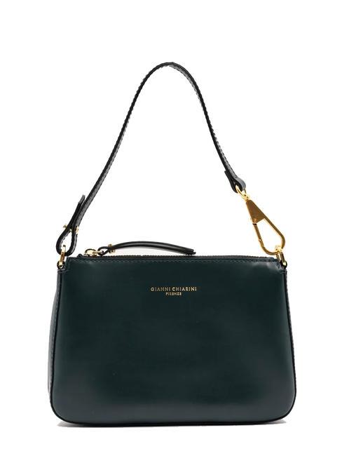 GIANNI CHIARINI BROOKE Borsa piccola in pelle con tracolla deep green - Borse Donna