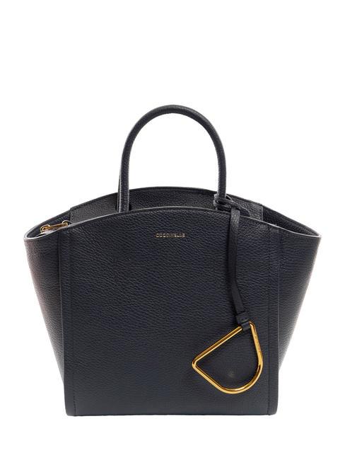 COCCINELLE NARCISSE Borsa piccola in pelle martellata midnight blue - Borse Donna