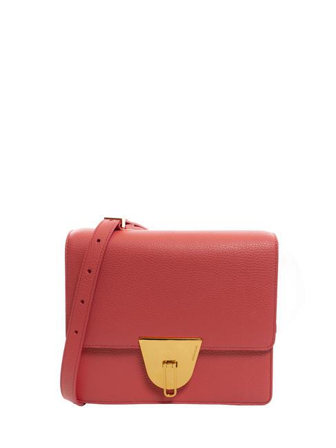 COCCINELLE NICO Borsa a tracolla piccola in pelle cranberry - Borse Donna