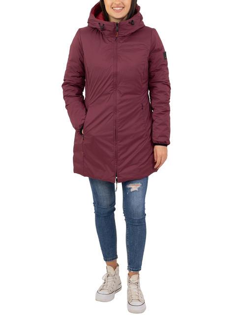 DEKKER BARIO NY DOUBLE Piumino double face con cappuccio cuoio cordovano - tabasco - Piumini Donna