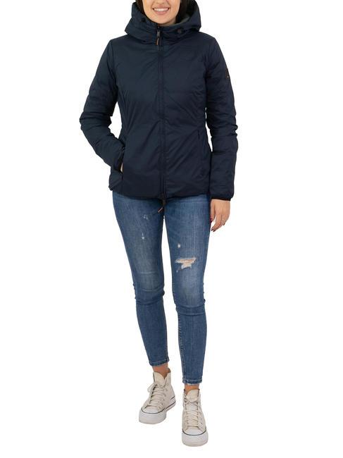 DEKKER SCIRE NY DOUBLE Piumino double face con cappuccio blu grafite - foresta scuro - Piumini Donna