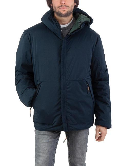 DEKKER PRINI NY DOUBLE Piumino double face con cappuccio blu grafite - foresta scuro - Piumini Uomo