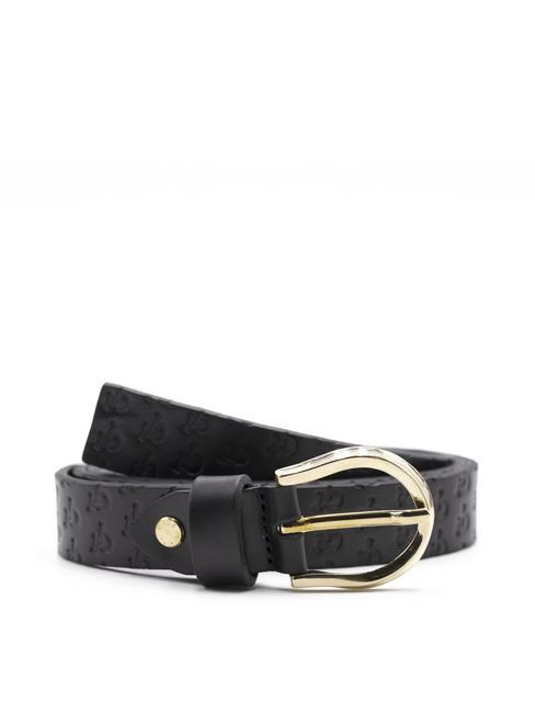 ROCCOBAROCCO EMBOSSED Cintura in pelle nero - Cinture