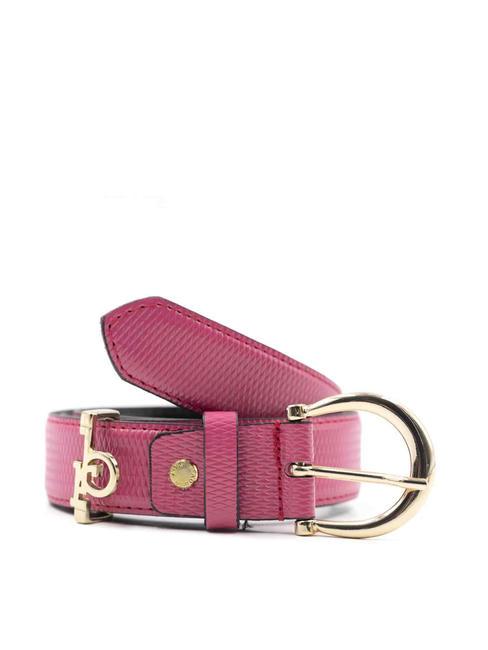 ROCCOBAROCCO RB LIZZARD Cintura Made in Italy fuxia - Cinture