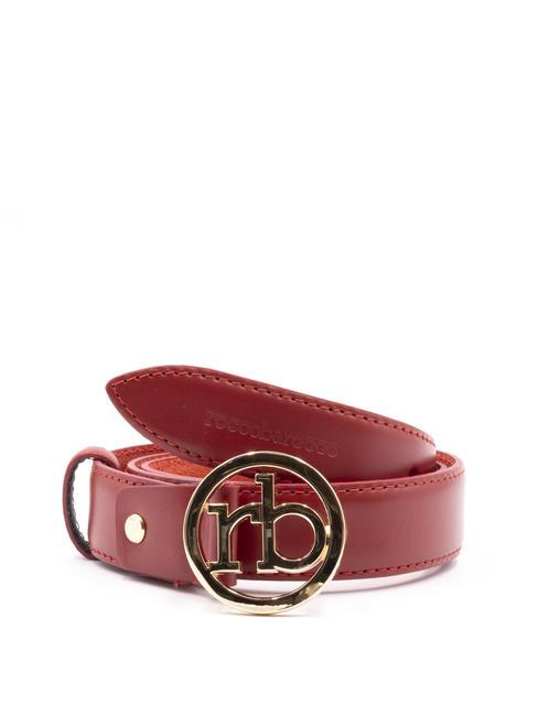 ROCCOBAROCCO RB GOLD Cintura in pelle  rosso - Cinture