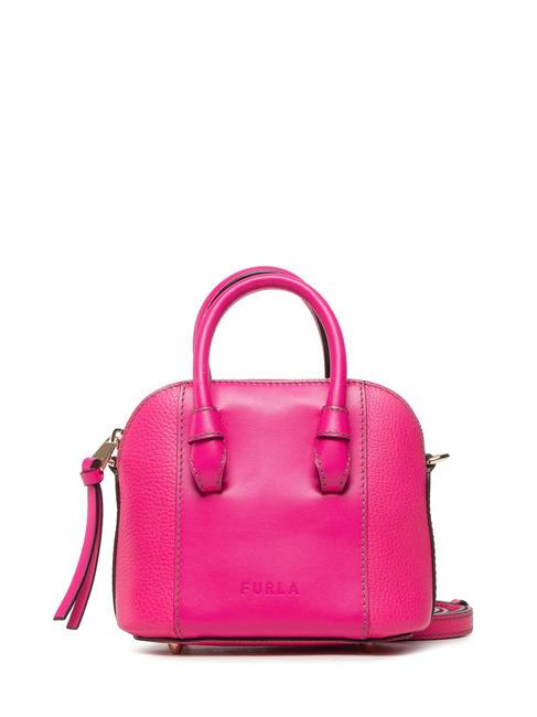 FURLA MIASTELLA Borsa a mano in pelle con tracolla fucsia - Borse Donna