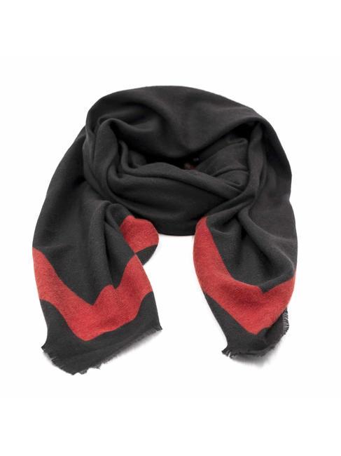 ROCCOBAROCCO BICOLOR  Foulard nero/rosso - Sciarpe