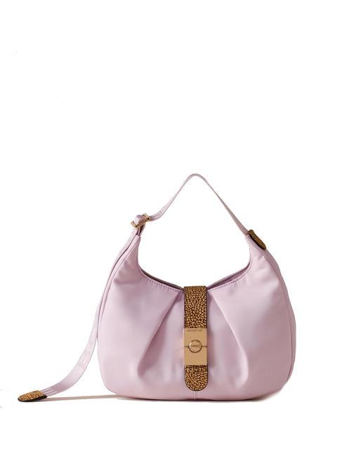 BORBONESE CORTINA NYLON Borsa piccola a mano ortensia/op naturale - Borse Donna