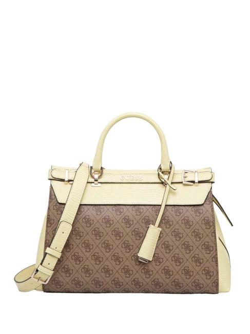 GUESS SESTRI  Borsa a mano con tracolla latte python - Borse Donna