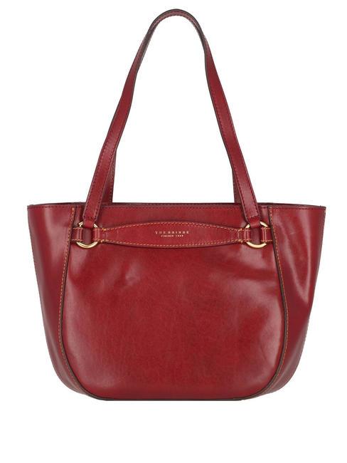 THE BRIDGE BETTINA Shopping Bag in pelle Chianti/Bordeaux/Oro          - Borse Donna