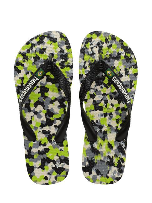 HAVAIANAS BRASIL TECH II Infradito lemon green - Scarpe Uomo