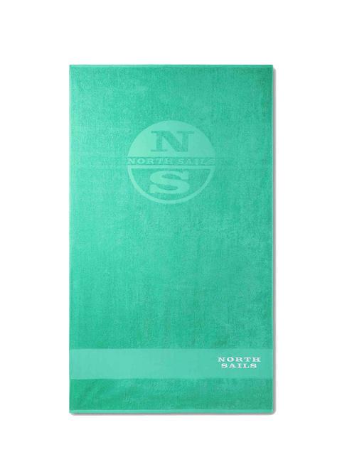 NORTH SAILS MAXI LOGO Telo mare in cotone garden green - Accessori Viaggio