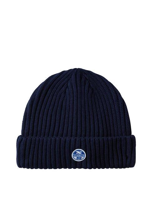 NORTH SAILS BASIC Cappello a coste con risvolto navy blue - Cappelli