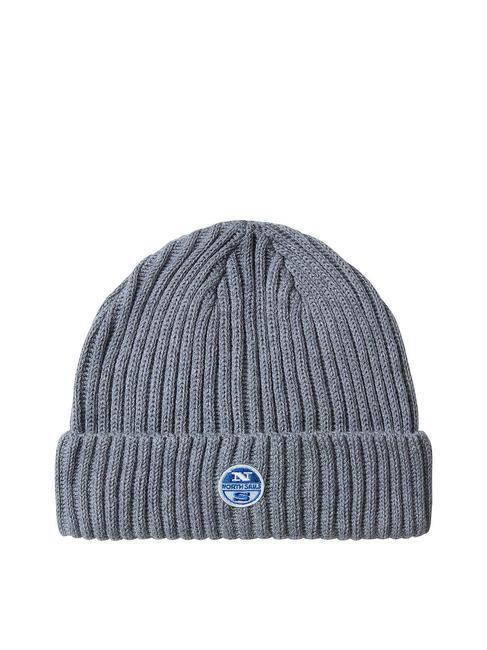 NORTH SAILS BASIC Cappello a coste con risvolto medium grey melange - Cappelli