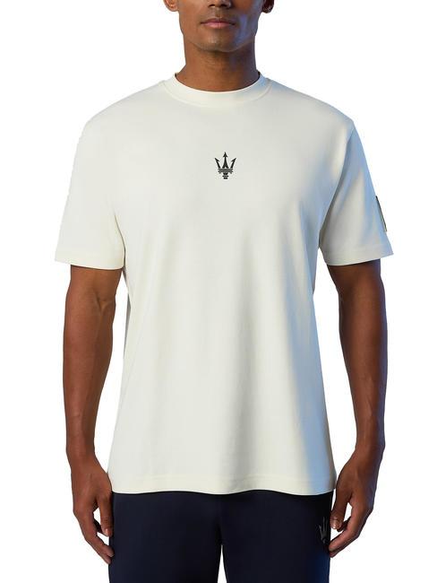 NORTH SAILS MASERATI T-shirt in cotone con stampa blanc - T-shirt Uomo