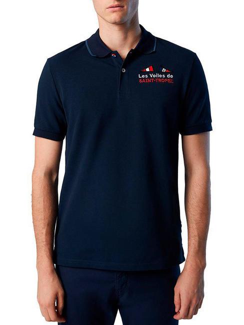 NORTH SAILS SAINT-TROPEZ Polo manica corta in cotone navy blue - Polo Uomo