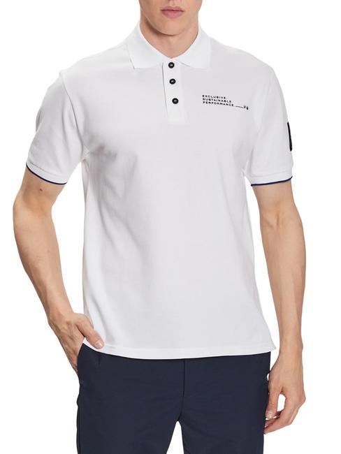 NORTH SAILS MASERATI Polo manica corta cotone stretch white - Polo Uomo