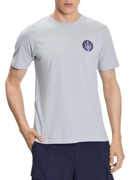 NORTH SAILS MASERATI T-shirt cotone logo cangiante grey dawn - T-shirt Uomo