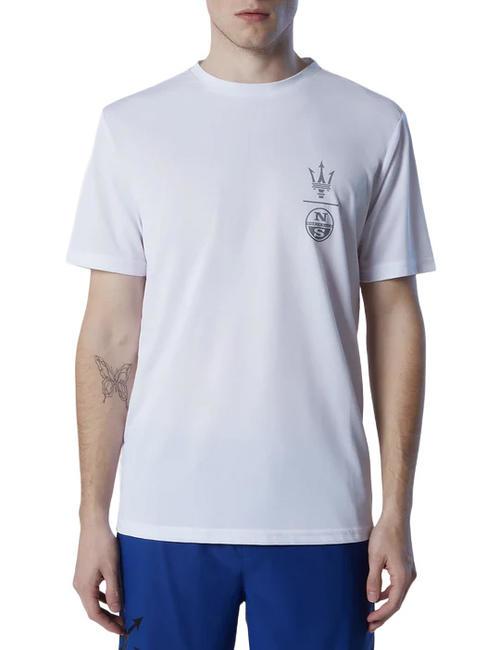 NORTH SAILS MASERATI T-shirt stampa grafica white - T-shirt Uomo