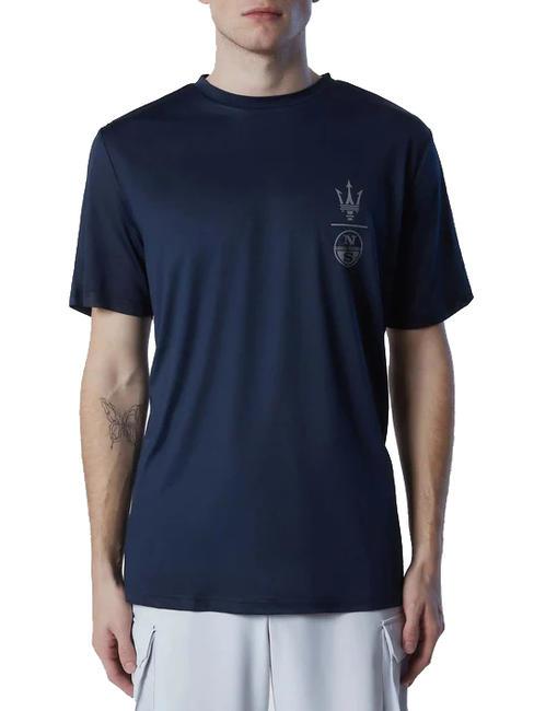 NORTH SAILS MASERATI T-shirt stampa grafica navy blue - T-shirt Uomo