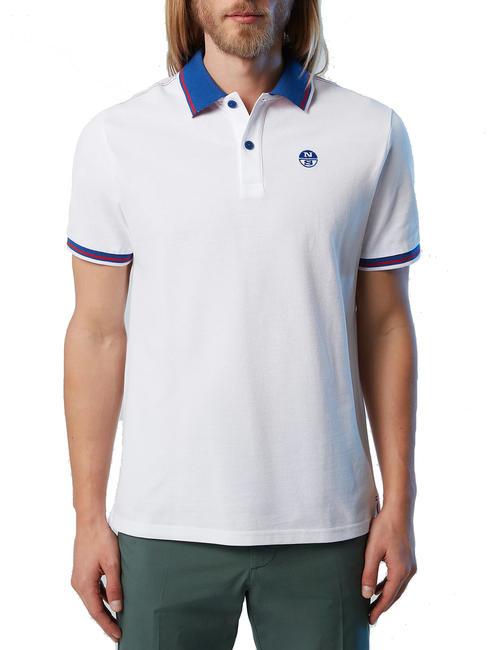 NORTH SAILS EMBROIDERY LOGO Polo manica corta in cotone white - Polo Uomo