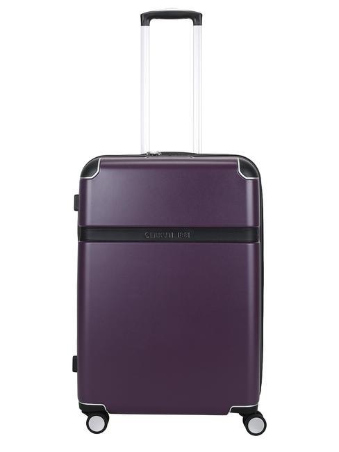 CERRUTI 1881 Trolley medio espandibile viola - Trolley Rigidi