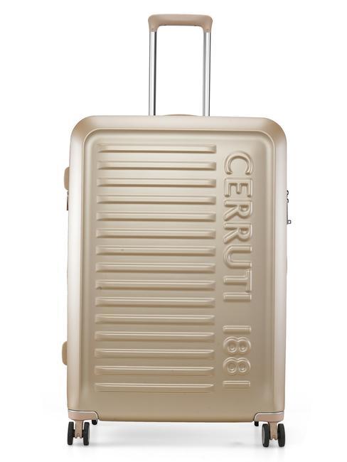 CERRUTI 1881 Trolley grande espandibile champagne - Trolley Rigidi