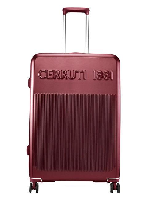 CERRUTI 1881 Trolley grande espandibile burgundy - Trolley Rigidi