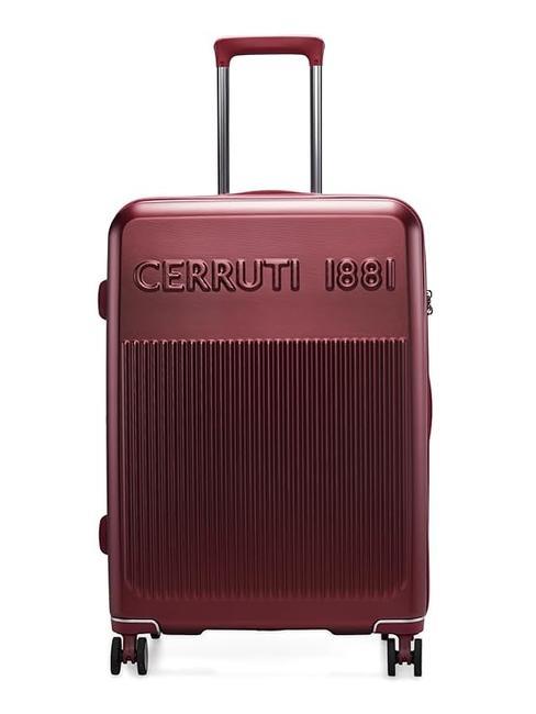 CERRUTI 1881 Trolley medio espandibile burgundy - Trolley Rigidi