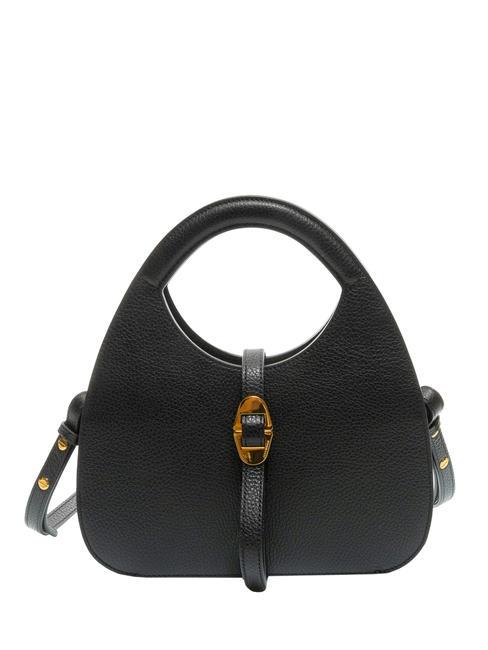 COCCINELLE COSIMA Borsa a mano in pelle martellata Nero - Borse Donna