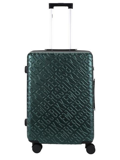 BIKKEMBERGS YUGINE Trolley misura media verde - Trolley Rigidi