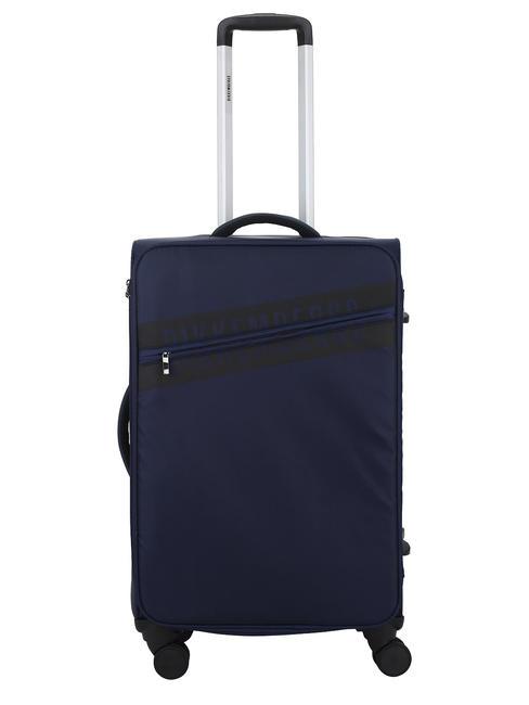 BIKKEMBERGS AUDRIK Trolley misura media blue - Trolley Semirigidi