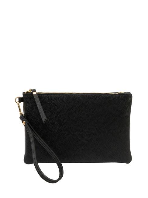 LESAC ROBERTA Pochette in pelle dollaro nero - Borse Donna