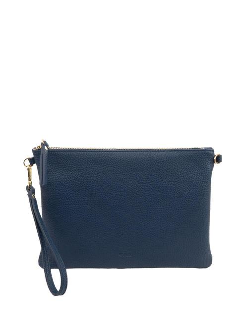 LESAC CLAUDIA Pochette pelle dollaro con tracolla jeans - Borse Donna