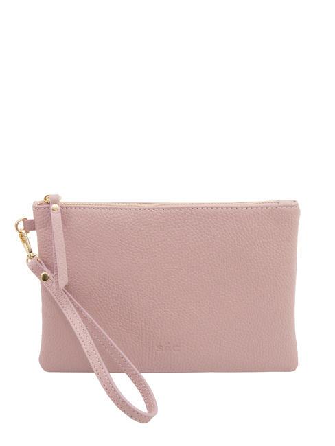 LESAC ROBERTA Pochette in pelle dollaro millenial pink - Borse Donna