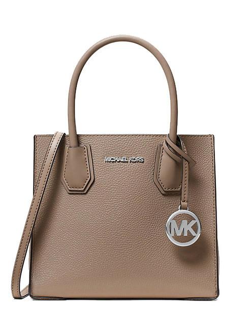 MICHAEL KORS MERCER Borsa a mano, con tracolla, in pelle dusk - Borse Donna